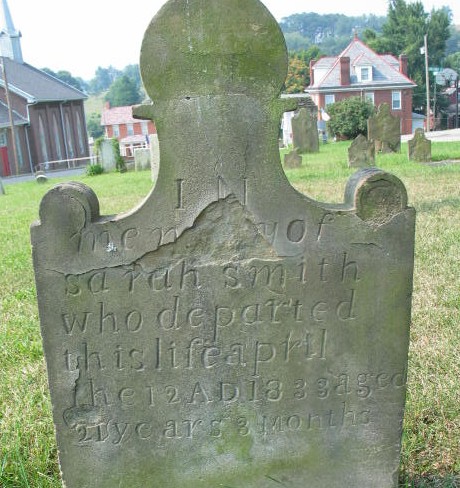 Sarah Smith tombstone